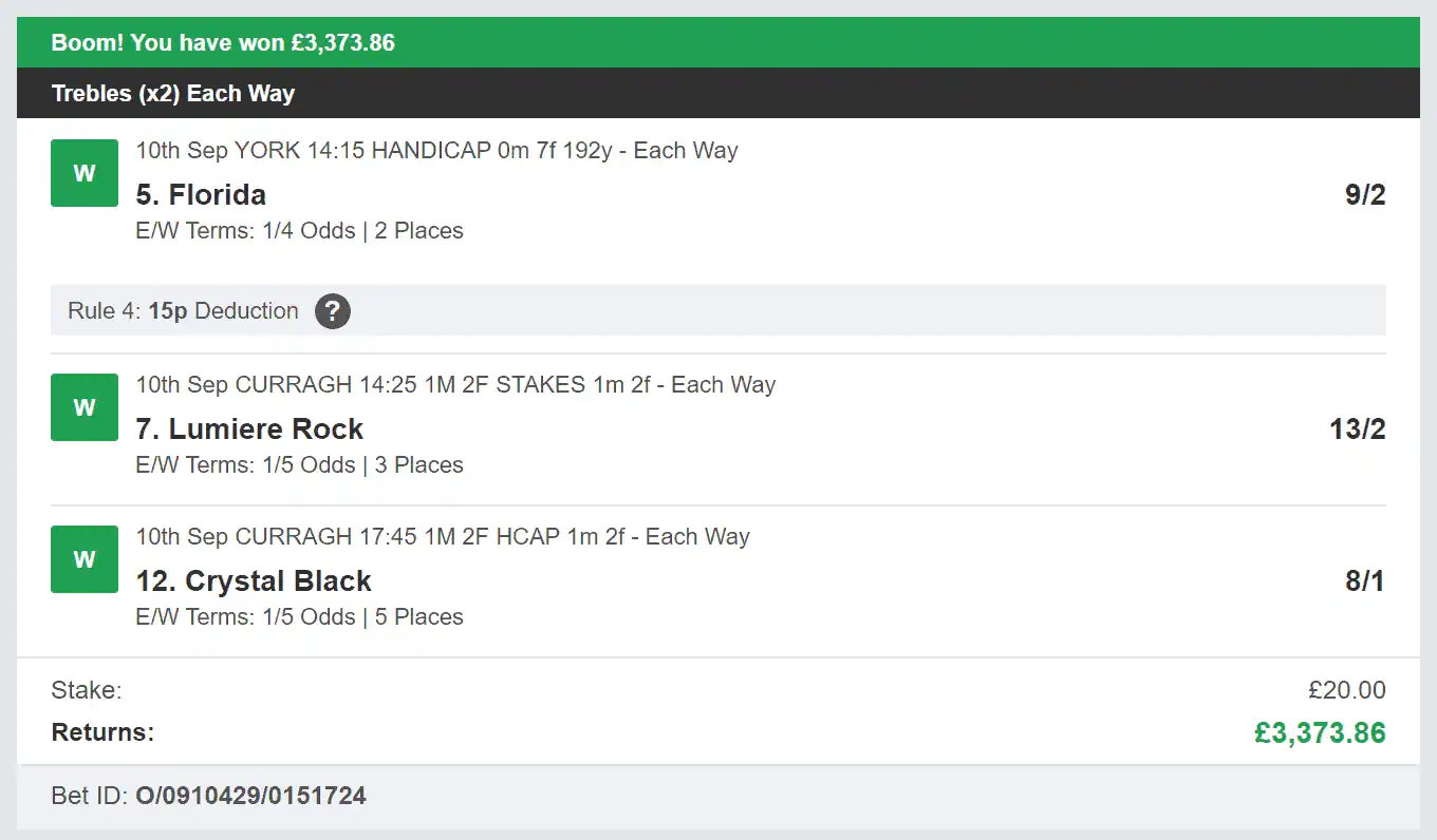 Extreme Tipster - Winner Multi - 2023-09-10